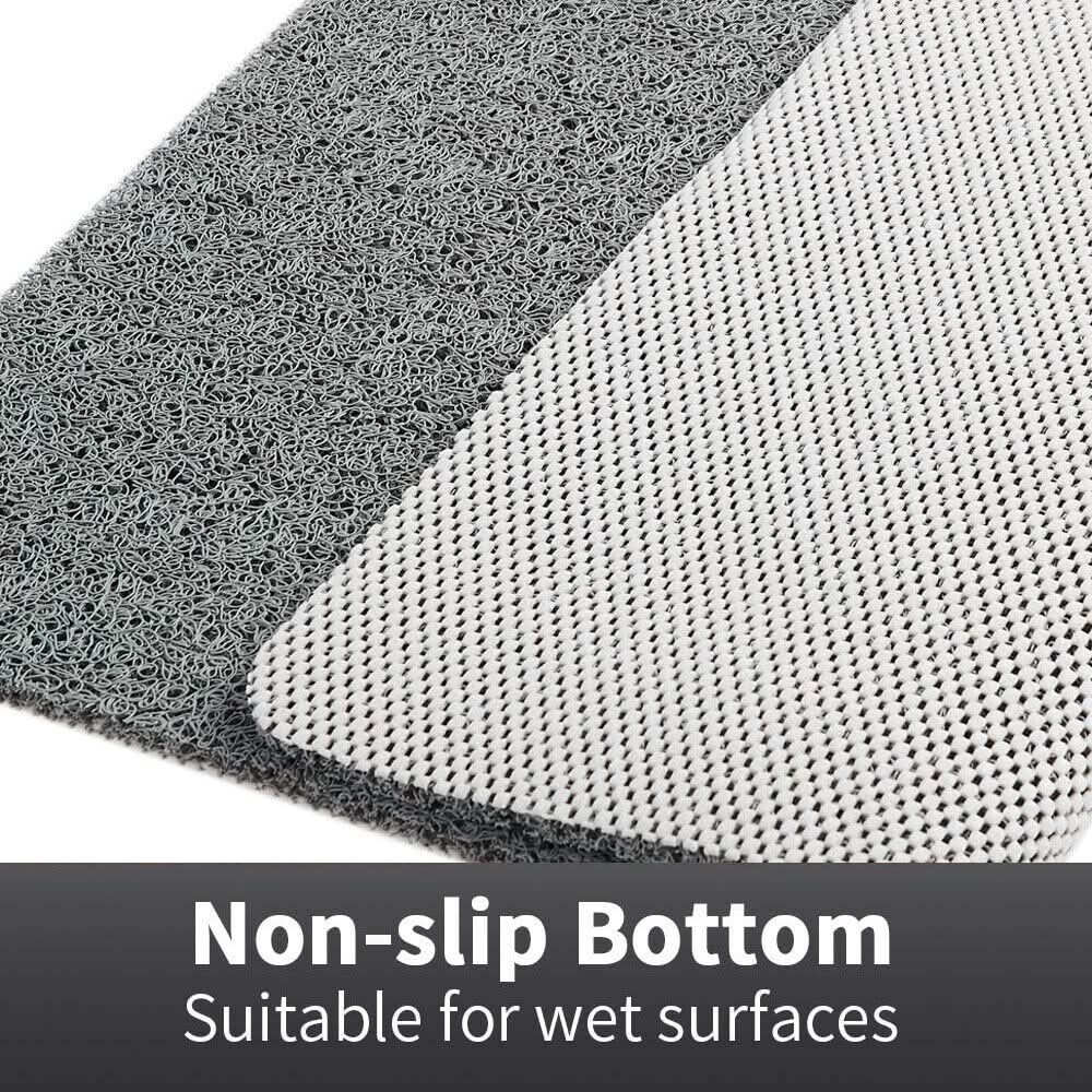Aqualuxe Shower Mat – Rutschfeste Duschmatte mit Drainage-System & loofah-weicher Oberfläche