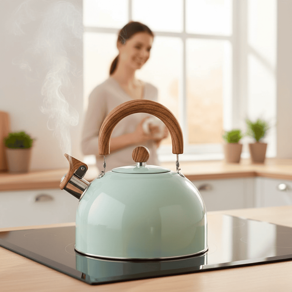 AURABOIL – Klassischer 3L-Pfeifkessel mit elegantem Design