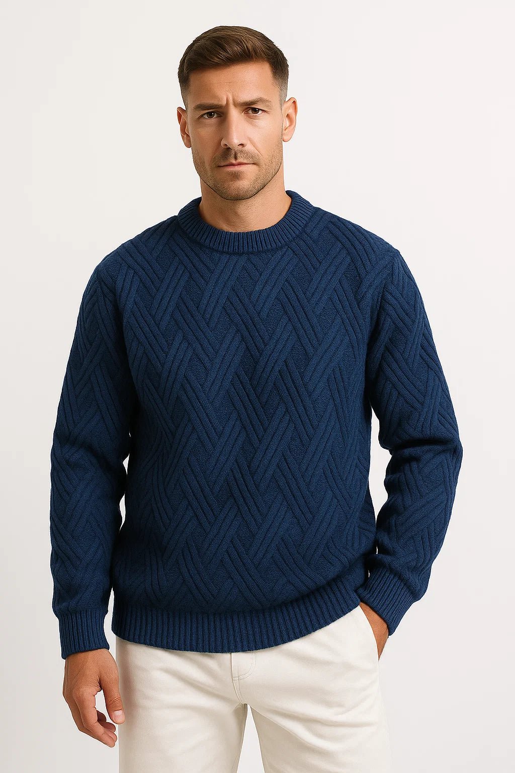 Herren Strickpullover | Lässiger Schnitt & Rippdetails