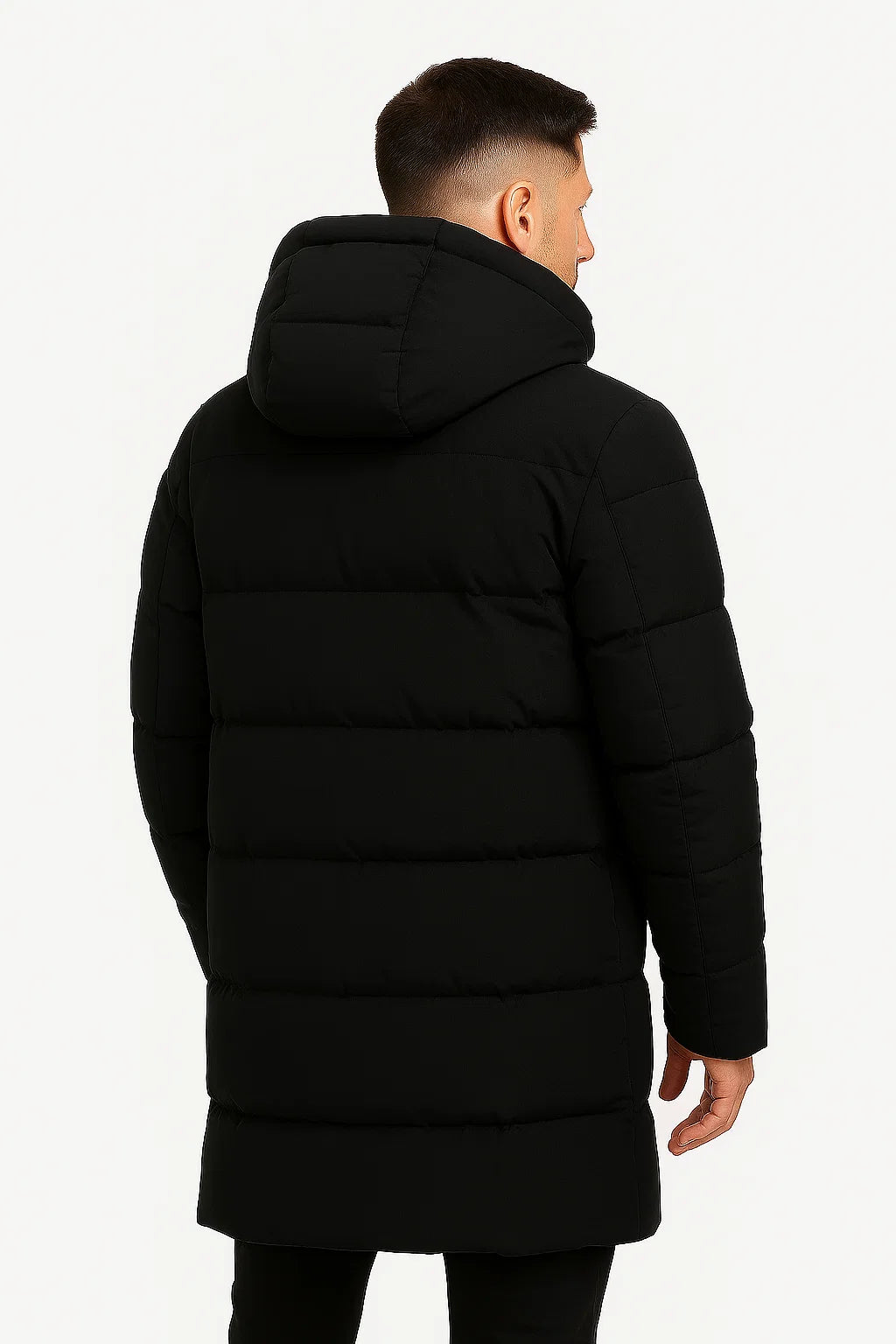Herren Wasserfester Pufferjacke – Isolierter Wintermantel