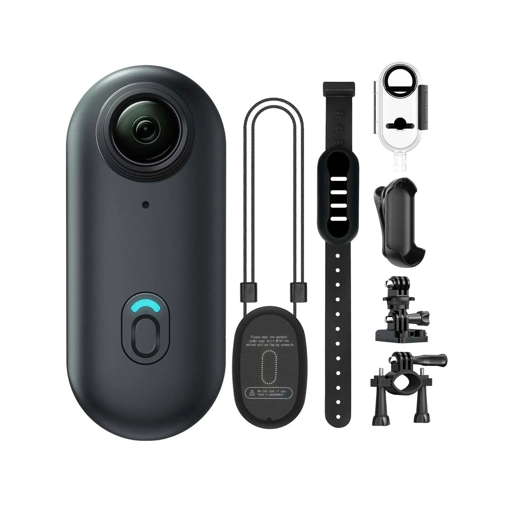 4K Mini WiFi Action Kamera, tragbar, wasserdicht, Magnetclip, 360° Mount