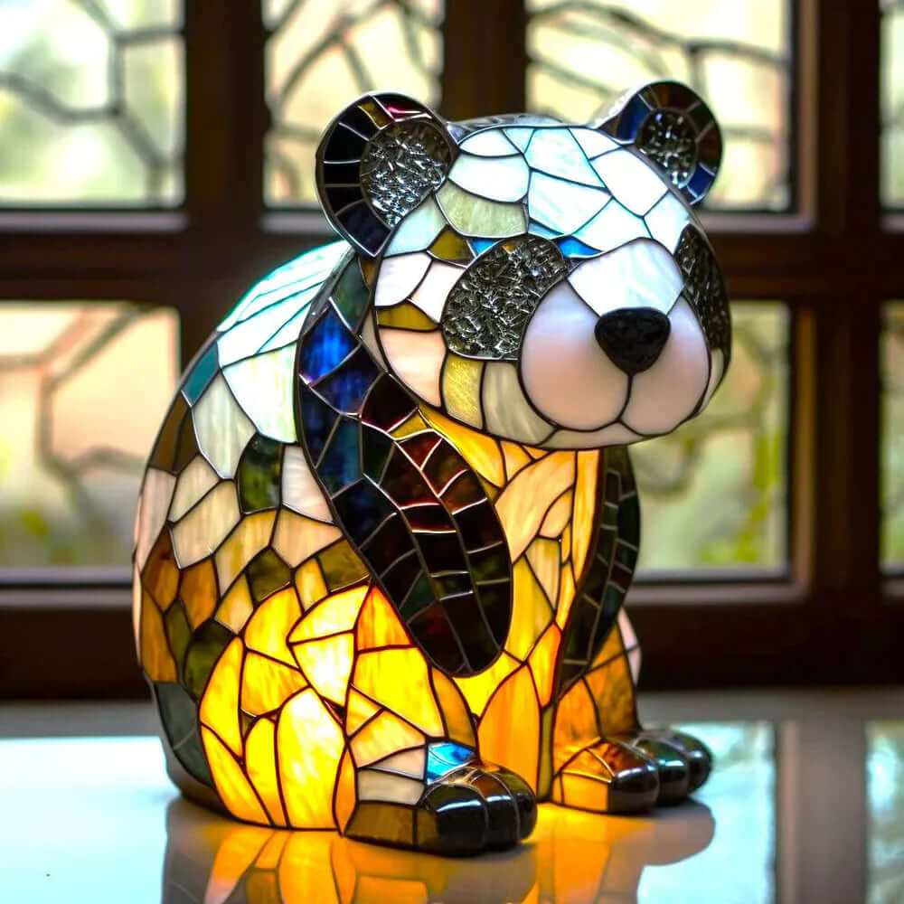 Buntglas Tiffany Tierlampe Nachttischlampe Dekoleuchte