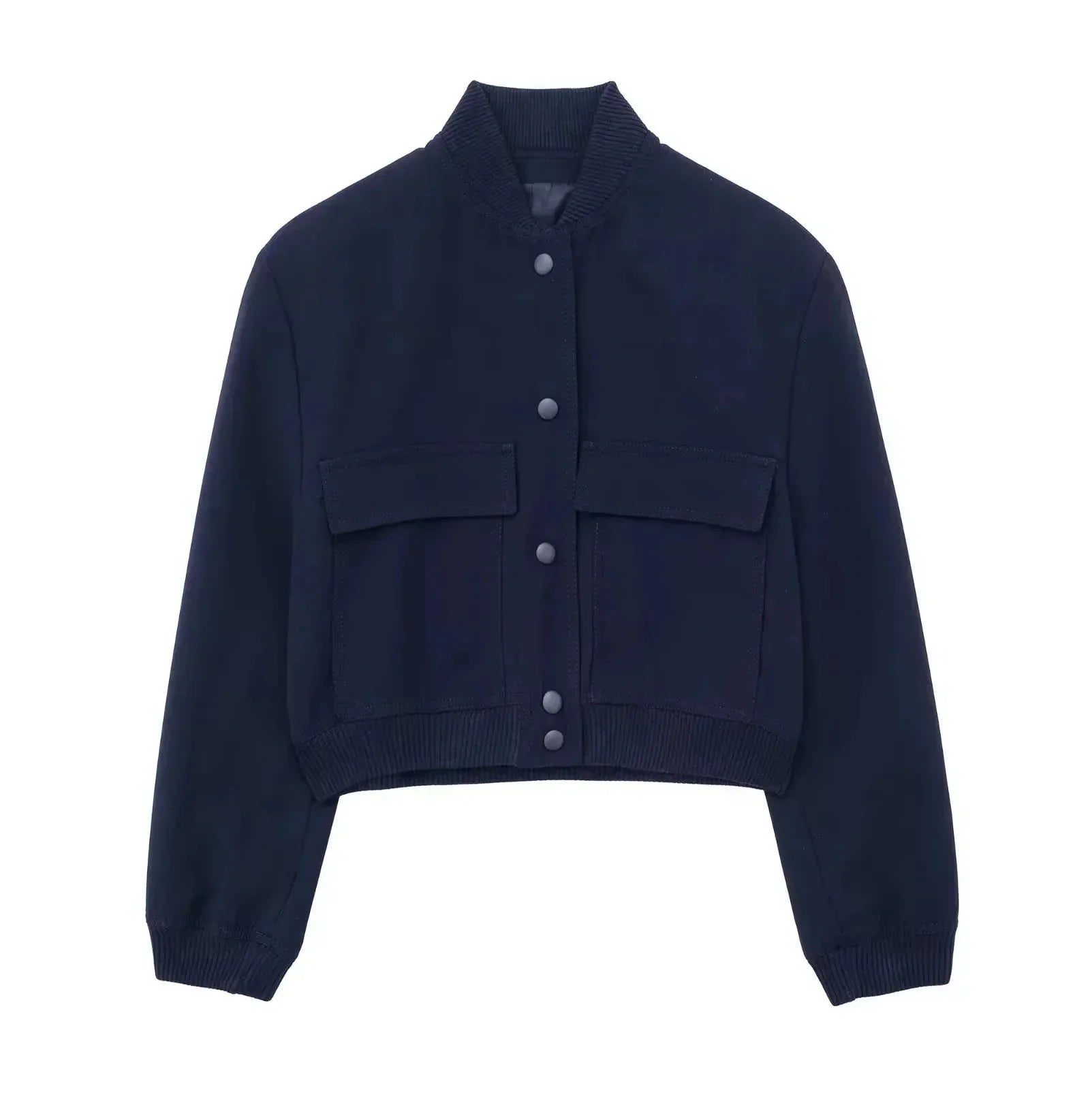 Gekürzte Bomberjacke für Frauen | Moderner Stil