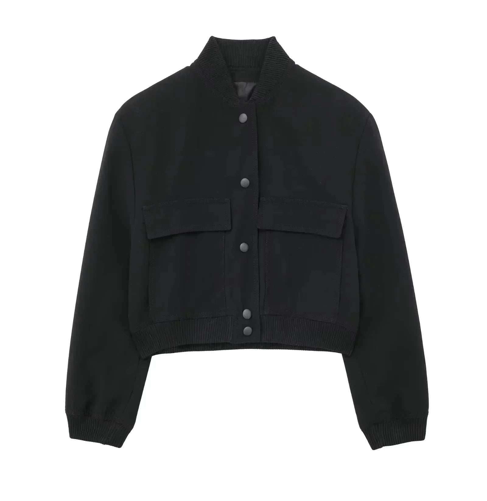 Gekürzte Bomberjacke für Frauen | Moderner Stil