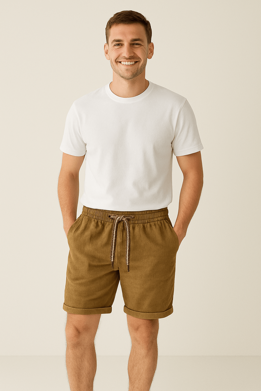 Herren Cord Shorts | Lässiger Komfort