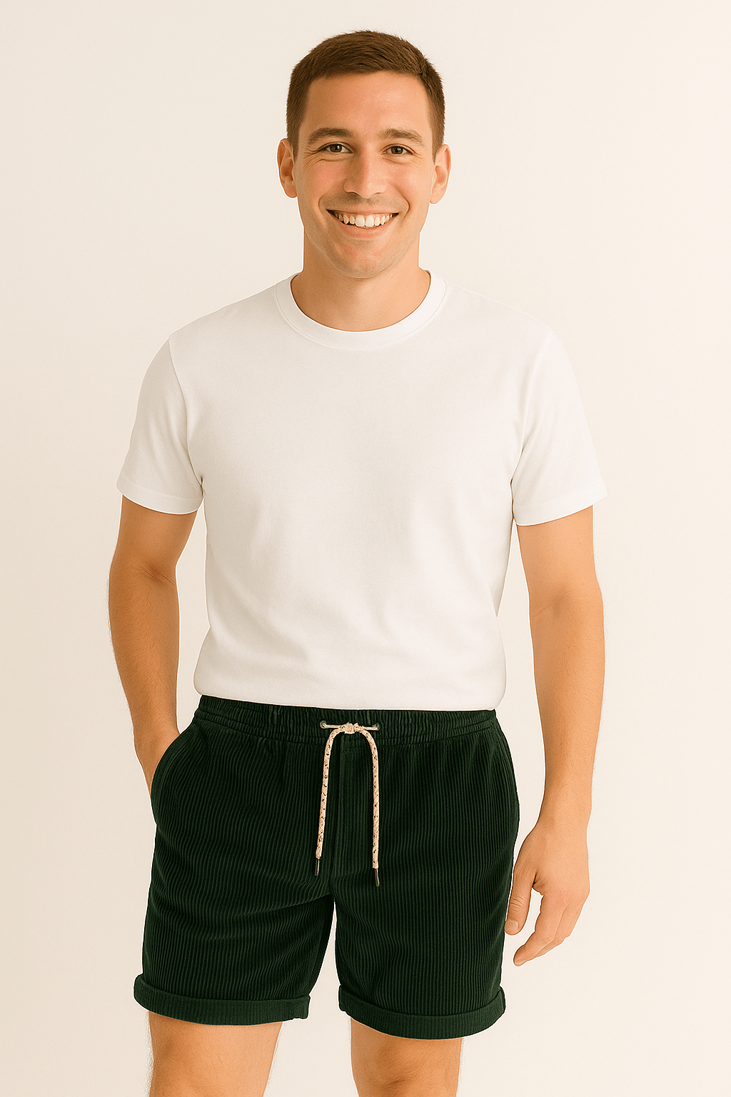 Herren Cord Shorts | Lässiger Komfort