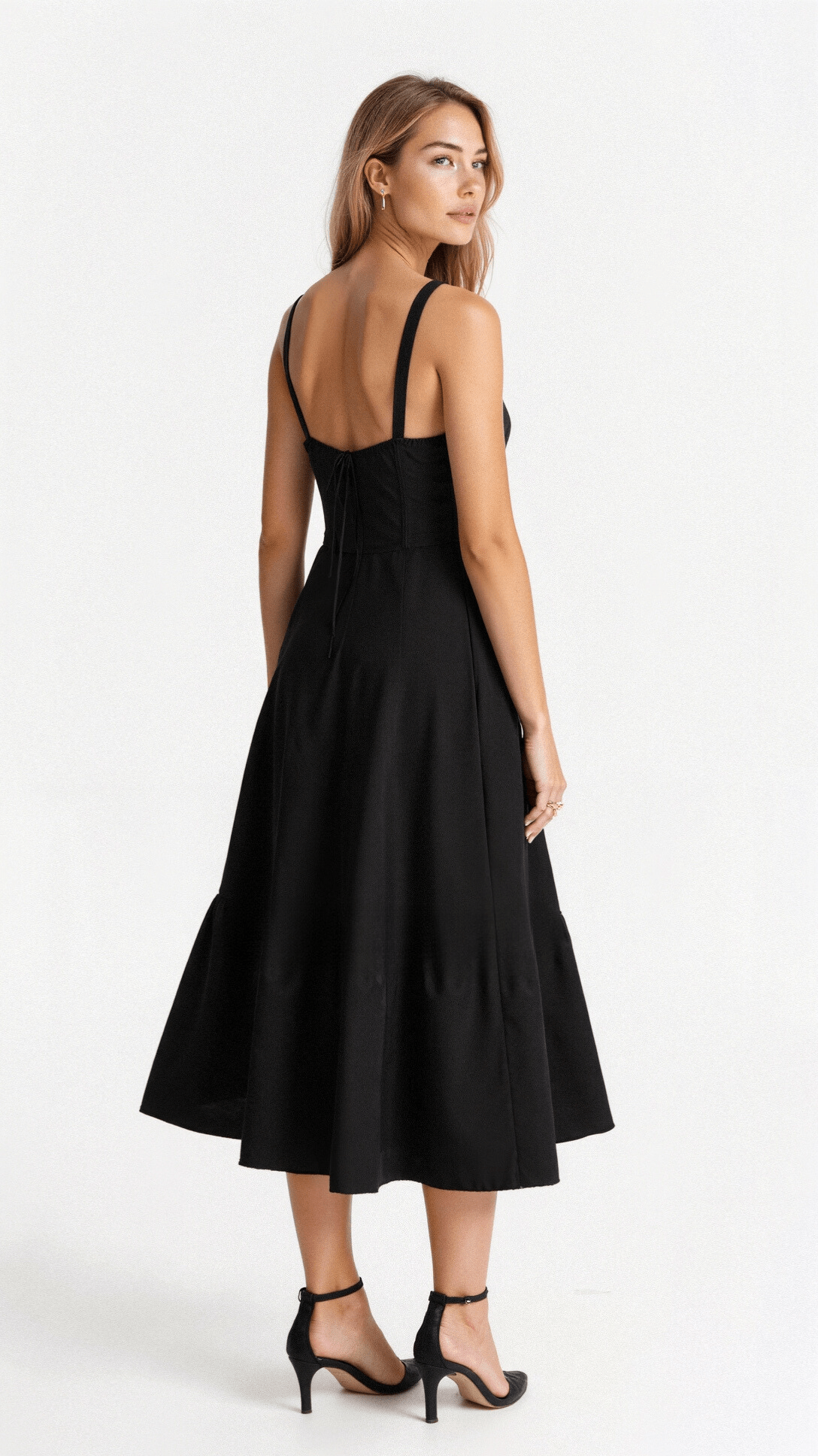 Korsett Midi Kleid für Frauen | Elegante Silhouette