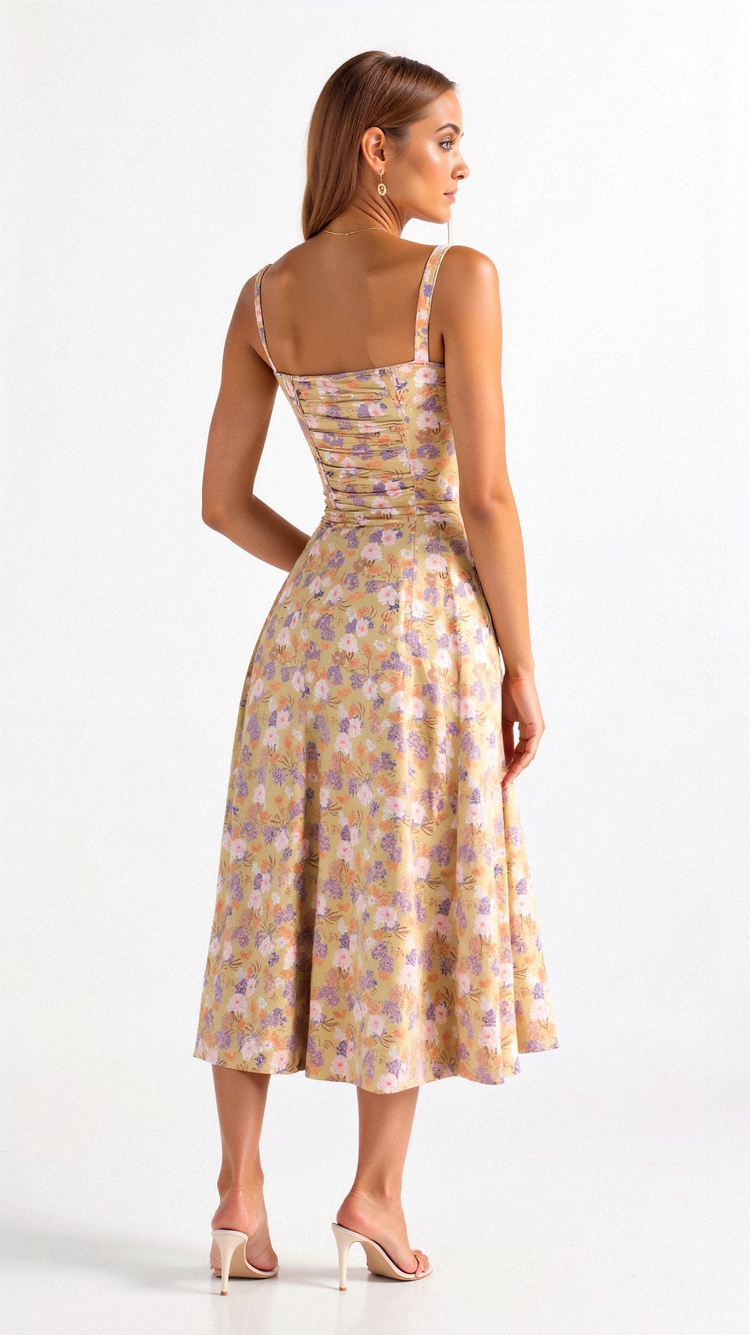 Korsett Midi Kleid für Frauen | Elegante Silhouette