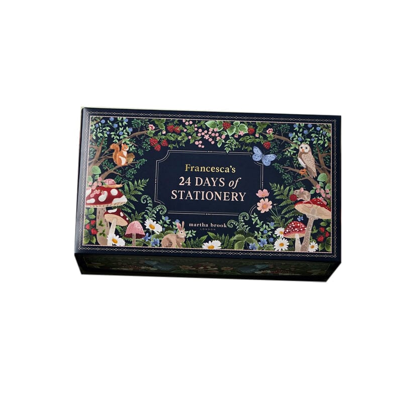 24 Tage Schreibwaren-Adventskalender - Winterwald-Design