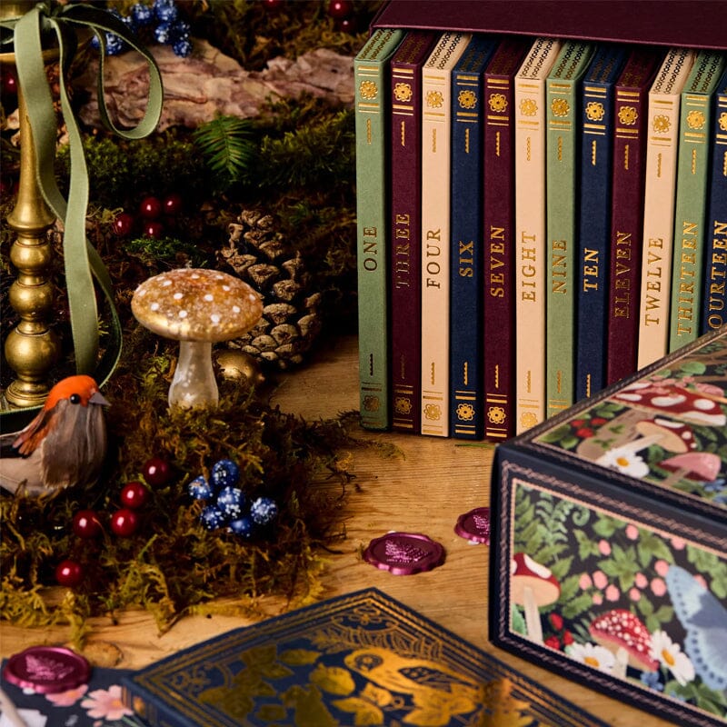 24 Tage Schreibwaren-Adventskalender - Winterwald-Design