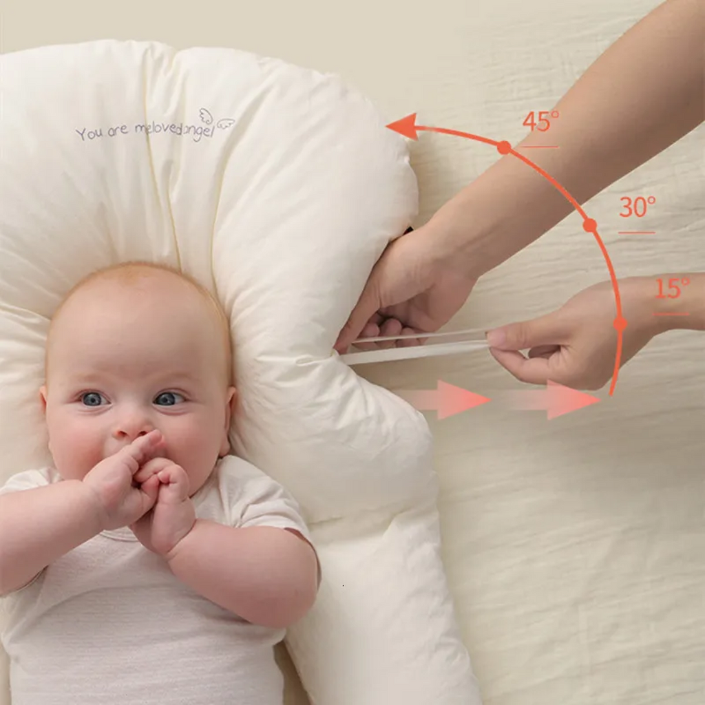 Antibakterielles Baby-Kuschelkissen für sicheres Schlafen