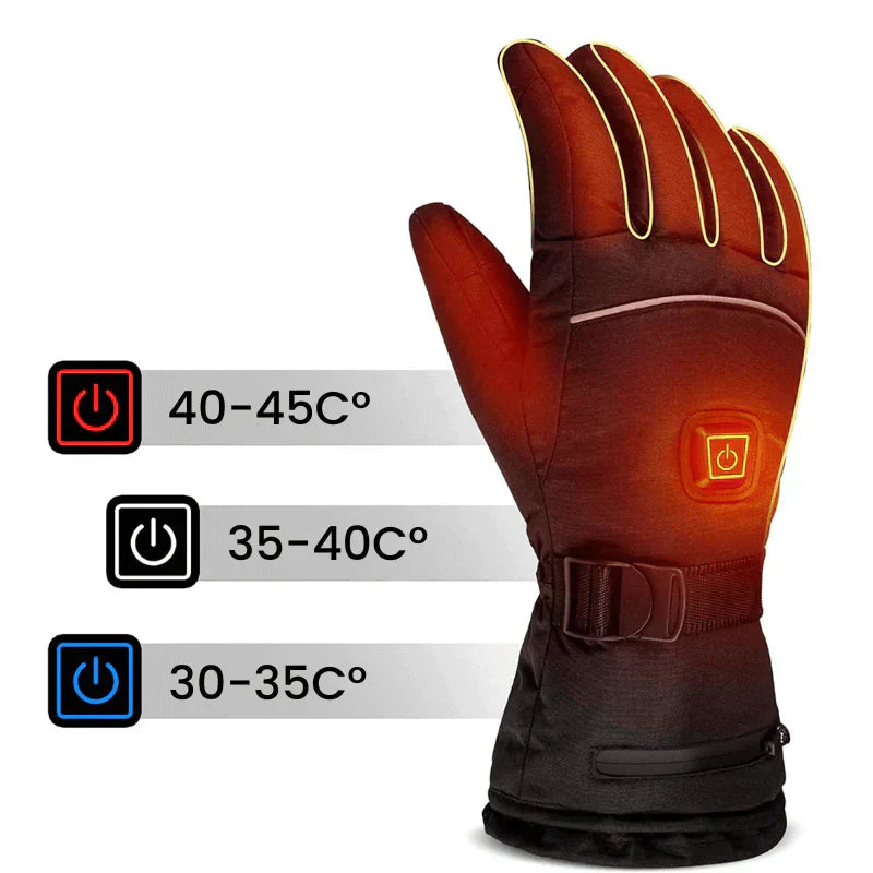 Beheizte Handschuhe – Mit Touchscreen & 3 Heizstufen